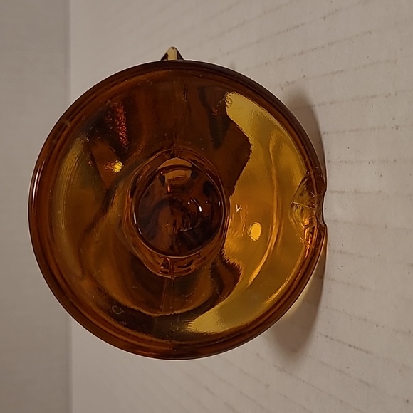 Vintage Amber Art Glass Duck - Picture 9 of 16